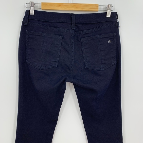 Rag & Bone Devi Midnight Blue Lace-Up Skinny Jeans Sz 29 - Picture 7 of 15